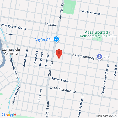 Natalia Zarate Studio map