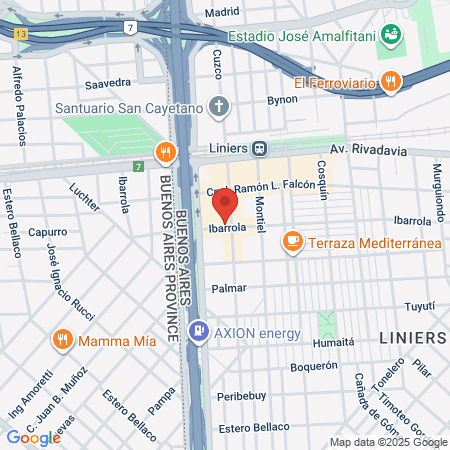 Barbershop La Epoca map