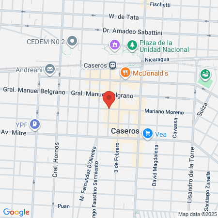 Gymnastic Center Caseros C G C map