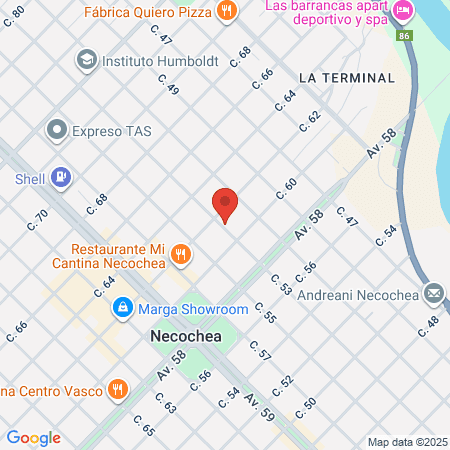 Gimnasio Poseidón Quequén map