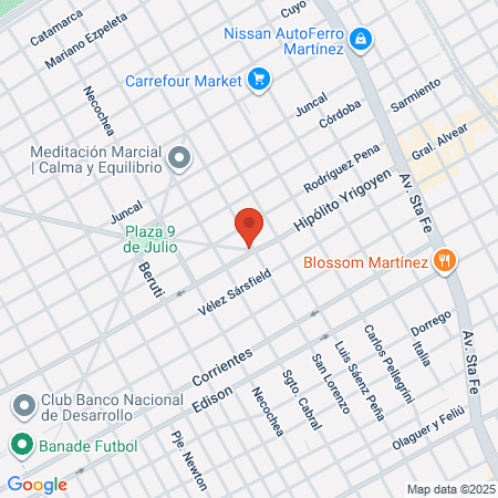 Eye Center Martinez map