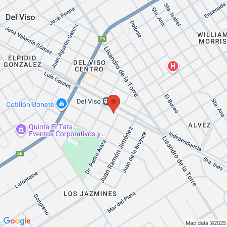 Consultorio V Gomez map