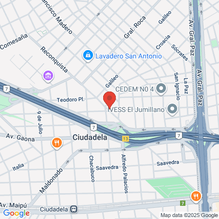 Centro De Salud 1 Ciudadela map