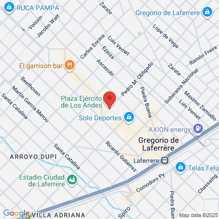 Florencia Ceballos Personal Trainer map