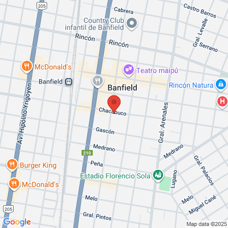 Mistica Fit Lomas map