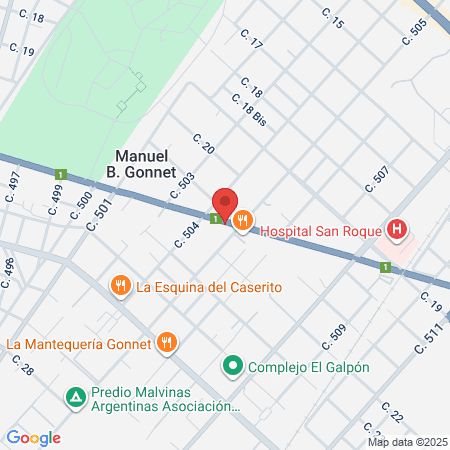 Dr Glusman Roberto map