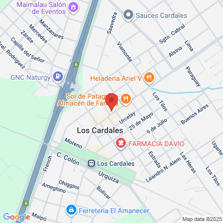 Peluquería Unisex Luz map