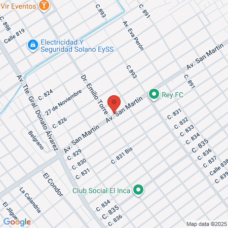 Calm Salón De Belleza map