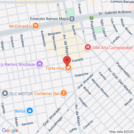 Posta Ramos Mejia map