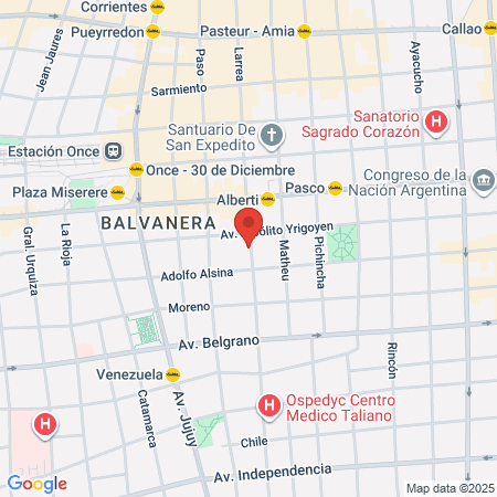 Coe Implantes Odontología map