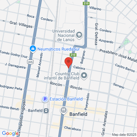 La Amistad Peluquería map