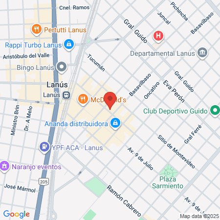 Eye Center Lanús map