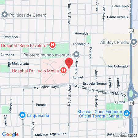 Susana Maccari Spa map