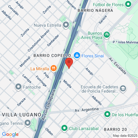 Dra Stella Maris Garcia map