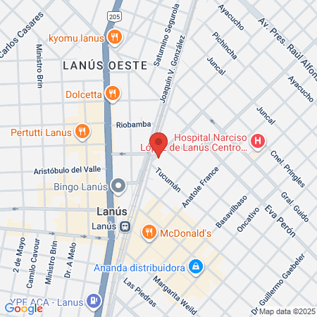 Cyco Lanús map