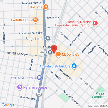 Consultorio Dra Natalia Yovan Psiquiatra map