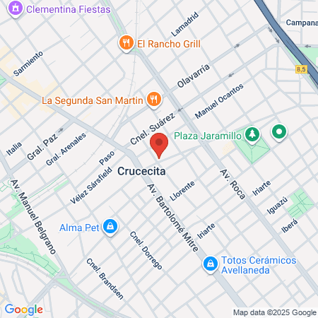 Servicio De Cirugía Cardiaca map