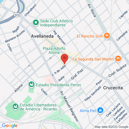 Instituto Doctor Bianchet map