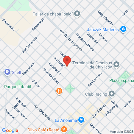 Lic Vidal Angel Esteban map