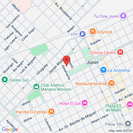 Benito Daniel Andres map