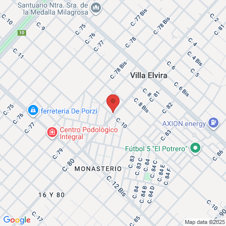 Elvira M De Rama map