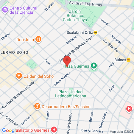 Osteopraxis Leonardo Barrera map