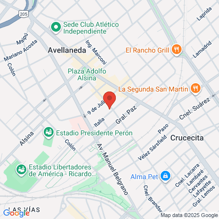 Estética Funcional Avellaneda map