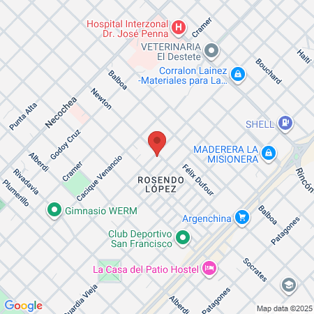 Veterinaria Del Valle map