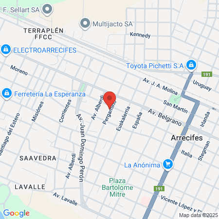 Peluqueria Rulos map