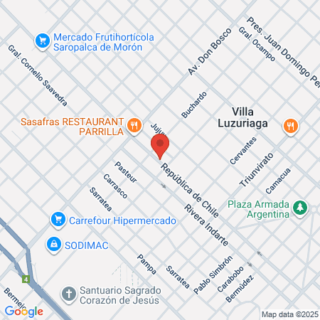 Jazmin Studio Alisados map