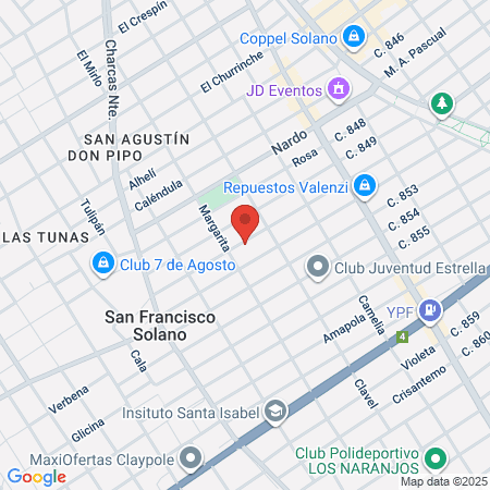 Linea Lina Paparella map