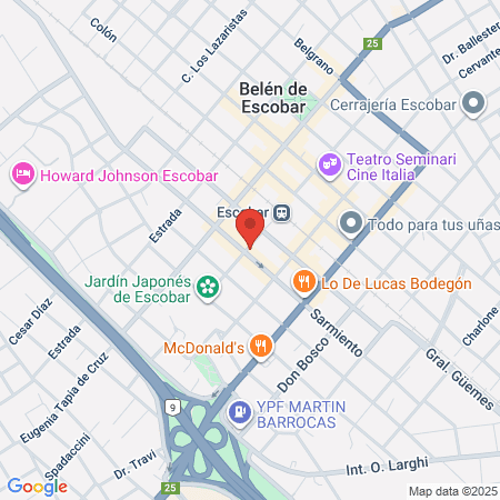 Javier Fernandez map