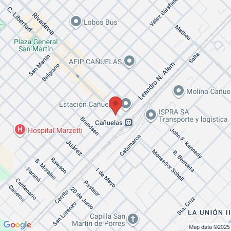 Veterinaria Cañuelas map