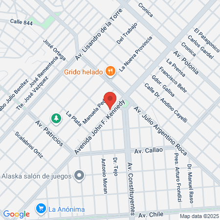 Peluquería Austral map