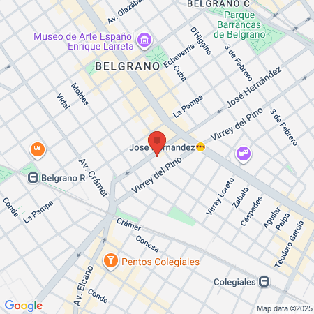 Dra Silvina Pelleriti map