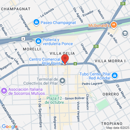 Jalu Masajes Pilar map