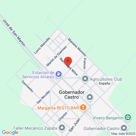 Pelota Paleta Ccit map