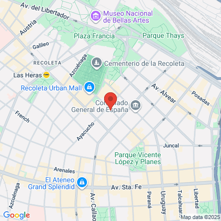 Dra Agustina Fornes map