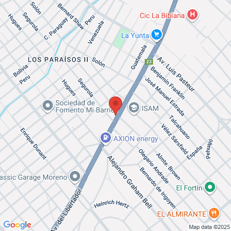 La Barbería map