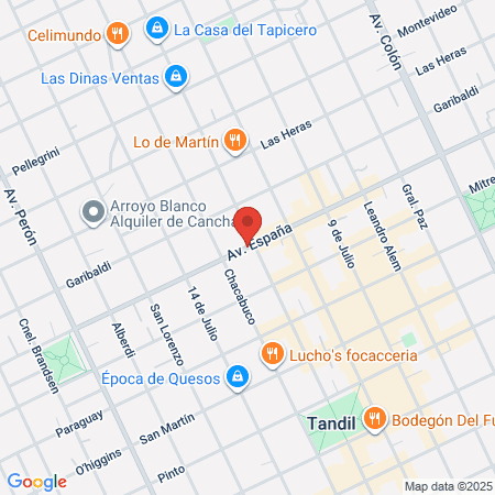 Circulo Odontologico De Tandil map