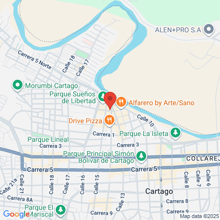 Casa Ortopedica Cartago map