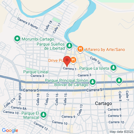 Sede Synlab Cartago map