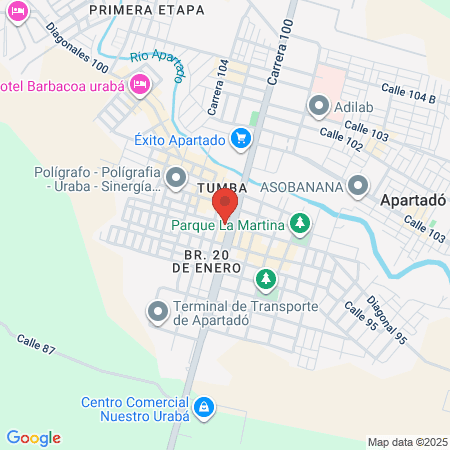 Salud Darién Ips map