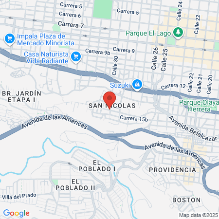 San Joaquin Cuba Hospital map