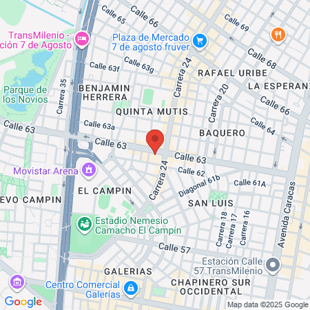 Crossfit Bogotá map