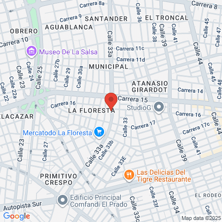 Consultorio Odontologico Orthosmile Cali Sur map