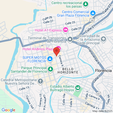 Templo Fit Florencia map