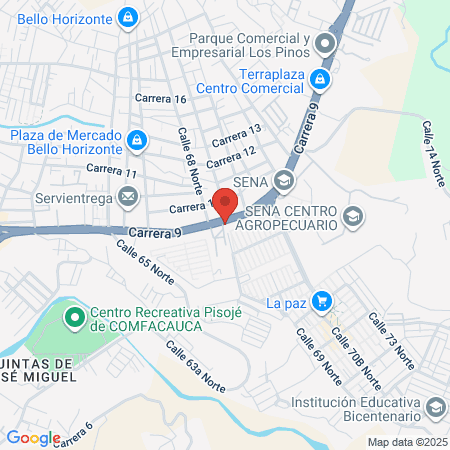 Centro De Integración Ciudadana map