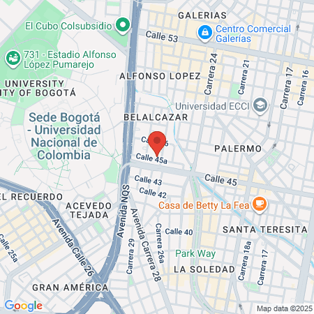 Medicarte Bogotá Cima map