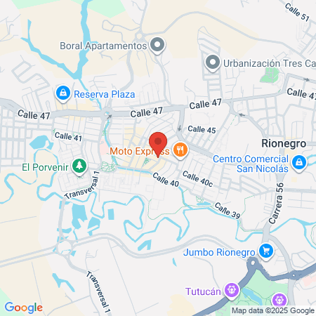 Squad Gym Sede Centro map